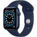 Смарт-годинник Apple Watch Series 6 GPS, 44mm Blue Aluminium Case with Deep Navy (M00J3UL/A)