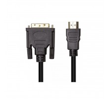 Кабель мультимедійний HDMI (M) to DVI (M), 1.8m PowerPlant (CA912568)