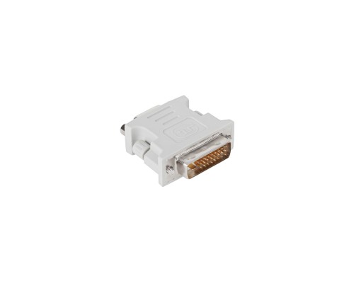 Перехідник DVI-D M to VGA F, white PowerPlant (CA910298)