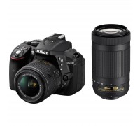 Цифровий фотоапарат Nikon D5300 AF-P 18-55 VR + AF-P 70-300VR Kit (VBA370K015)