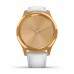 Смарт-годинник Garmin Vivomove Luxe 24K Gold PVD Stainless Steel Case with White I (010-02241-08)