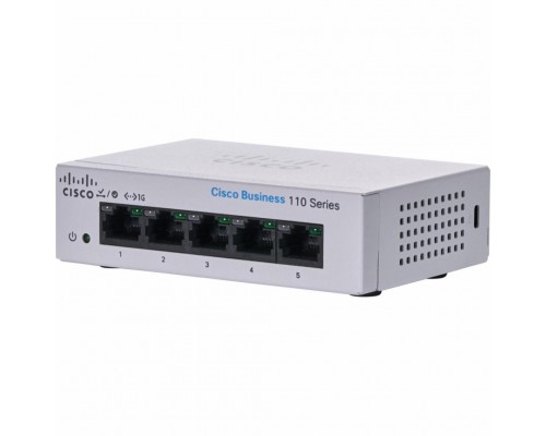 Комутатор мережевий Cisco CBS110-5T-D-EU