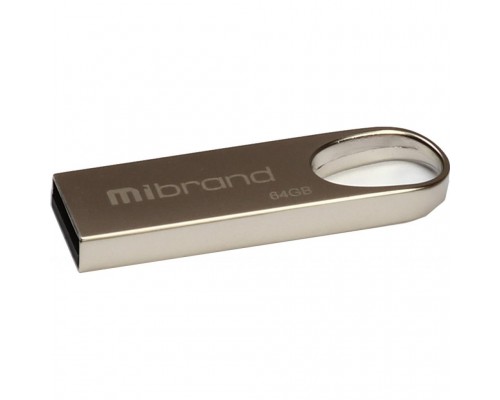USB флеш накопитель Mibrand 64GB Irbis Silver USB 2.0 (MI2.0/IR64U3S)