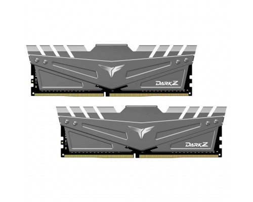 Модуль памяти для компьютера DDR4 16GB (2x8GB) 3600 MHz T-Force Dark Z Gray Team (TDZGD416G3600HC18JDC01)