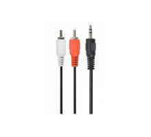 Кабель мультимедійний Jack 3.5mm папа/2RCA папа 1.5m Cablexpert (CCAB-458)