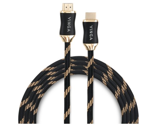 Кабель мультимедійний HDMI to HDMI 1.0m v2.0b HDR10 Vinga (VCPHDMI20BPR1)