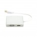 Перехідник USB 3.0 to HDMI, DVI, VGA, RJ45 Gigabit Ethernet PowerPlant (CA912087)