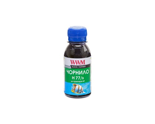 Чорнило WWM HP №177/84 100г Black (H77/B-2)