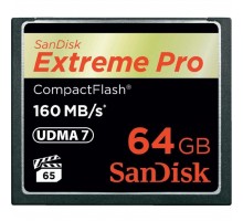 Карта пам'яті SanDisk Compact Flash Card 64Gb Extreme PRO (SDCFXPS-064G-X46)