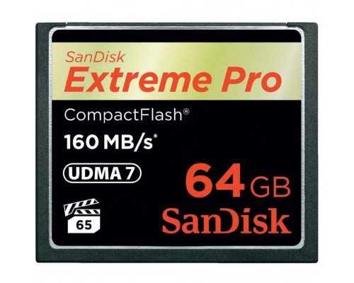 Карта пам'яті SanDisk Compact Flash Card 64Gb Extreme PRO (SDCFXPS-064G-X46)