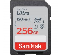 Карта пам'яті SanDisk 256GB SD class 10 UHS-I Ultra (SDSDUN4-256G-GN6IN)