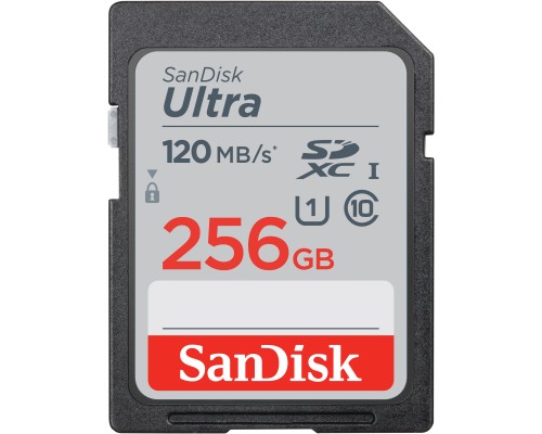 Карта пам'яті SanDisk 256GB SD class 10 UHS-I Ultra (SDSDUN4-256G-GN6IN)