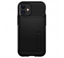Чохол до моб. телефона Spigen iPhone 12 / 12 Pro Slim Armor, Black (ACS01523)
