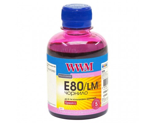 Чернила WWM EPSON L800 Light Magenta (E80/LM)