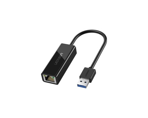 Перехідник USB 3.0 to Ethernet RJ45 1000 Mb CR111 Black Ugreen (20256)