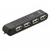 Концентратор Trust Vecco 4 Port USB 2.0 Mini Hub - black (14591_TRUST)