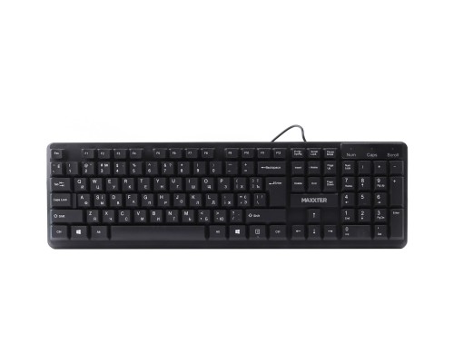 Клавіатура Maxxter KBM-U01-UA USB Black (KBM-U01-UA)