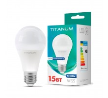 Лампочка TITANUM A65 15W E27 3000K (TLA6515273)