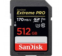 Карта пам'яті SanDisk 512GB SDXC class 10 UHS-I U3 Extreme Pro (SDSDXXY-512G-GN4IN)