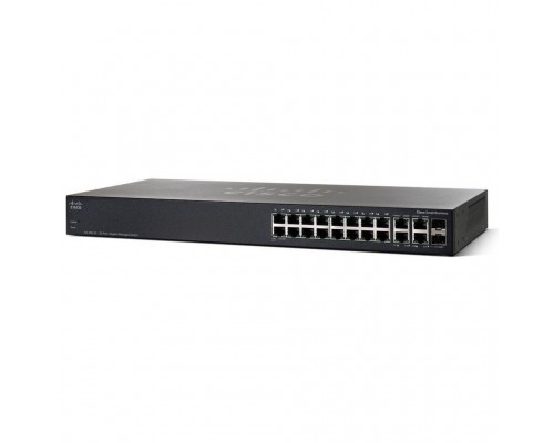 Комутатор мережевий Cisco SG350-20 (SG350-20-K9-EU)