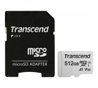 Карта пам'яті Transcend 512GB microSDXC Class 10 U3 (TS512GUSD300S-A)