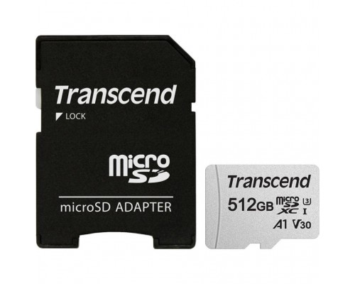 Карта памяти Transcend 512GB microSDXC Class 10 U3 (TS512GUSD300S-A)