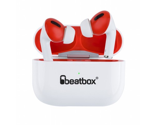 Навушники BeatBox PODS PRO 1 Wireless Charging White-Red (bbppro1wcwr)