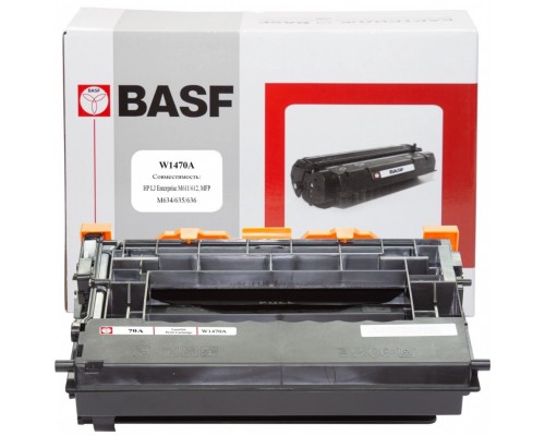 Картридж BASF HP LJ Enterprise M611/612, MFP M634/635/636 Black, without c (KT-W1470A-WOC)