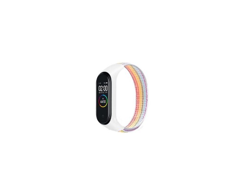 Ремінець до фітнес браслета BeCover Nylon Style для Xiaomi Mi Smart Band 7 Rainbow (707668)