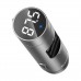 FM модулятор Baseus Energy Column Car Wireless MP3 Charger Silver (CCNLZ-C0S)