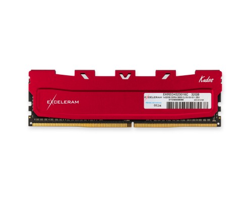 Модуль пам'яті для комп'ютера DDR4 32GB 3000 MHz Red Kudos eXceleram (EKRED4323016C)