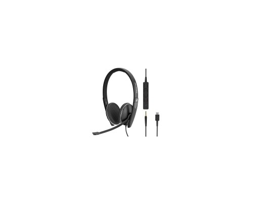 Наушники Sennheiser SC 165 USB-C / 3.5mm (508356)