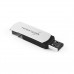 USB флеш накопичувач eXceleram 64GB P2 Series White/Black USB 2.0 (EXP2U2WH2B64)