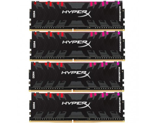 Модуль пам'яті для комп'ютера DDR4 32GB (4x8GB) 3200 MHz HyperX Predator Kingston (HX432C16PB3AK4/32)