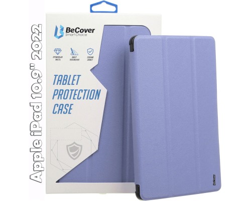 Чохол до планшета BeCover Soft Edge mount Apple Pencil Apple iPad 10.9" 2022 Purple (709239)