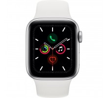 Смарт-часы Apple Watch Series 5 GPS, 40mm Silver Aluminium Case with White Sp (MWV62GK/A)