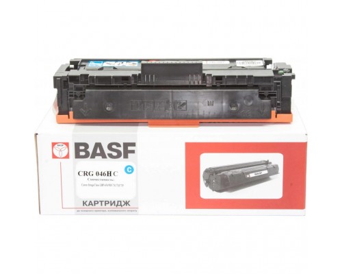 Картридж BASF Canon 046H, LBP-650/MF-730 1253C002 Cyan (KT-CRG046CH)