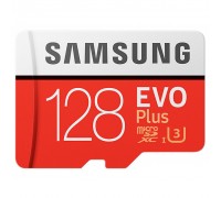 Карта памяти Samsung 128GB microSD class 10 EVO PLUS UHS-I (MB-MC128GA/RU)