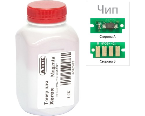 Тонер XEROX Phaser 6020/6022, WC 6025 Magenta (+ чип ) AHK (3202501)