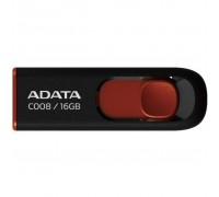 USB флеш накопичувач ADATA 16Gb C008 Black/Red USB 2.0 (AC008-16G-RKD)