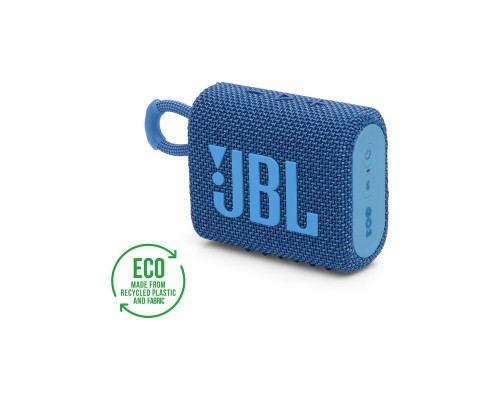 Акустична система JBL Go 3 Eco Blue (JBLGO3ECOBLU)