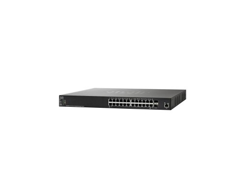 Комутатор мережевий Cisco SG350X-24-K9-EU