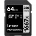 Карта памяти Lexar 64GB SDHC class 10 UHS-II 1667x (LSD64GCB1667)