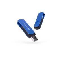 USB флеш накопичувач eXceleram 32GB P2 Series Blue/Black USB 2.0 (EXP2U2BLB32)