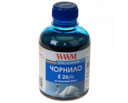 Чорнило WWM EPSON XP-600/XP-605/XP-7005 (Cyan) (E26/C)