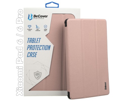 Чохол до планшета BeCover Smart Case Xiaomi Mi Pad 6 / 6 Pro 11" Rose Gold (709504)