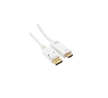 Кабель мультимедійний DisplayPort to HDMI 2.0m Extradigital (KBD1669)