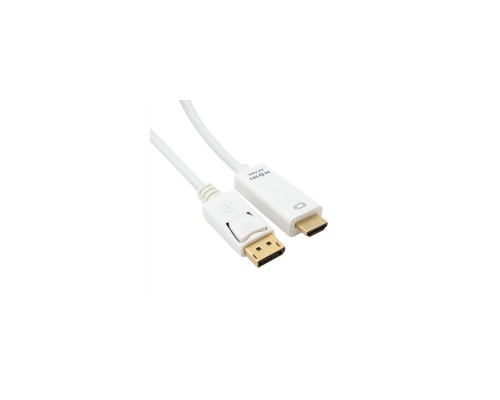 Кабель мультимедійний DisplayPort to HDMI 2.0m Extradigital (KBD1669)