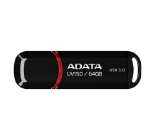 USB флеш накопичувач ADATA 64GB UV150 Black USB 3.0 (AUV150-64G-RBK)