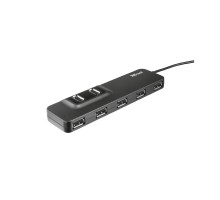 Концентратор Trust Oila 7 Port USB 2.0 Hub - black (20576_TRUST)